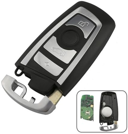 Guscio Chiave auto a distanza Controllo remoto telecomando radiocomando portachiavi per BMW F FEM CAS4 CAS4+ key 5 Series 7 Series F01 F02 F03 F04 F11 F07 F10 Smart Key with PCF7945 chip 433MHZ
