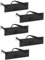 cailiya 5 Stück Zensur Brille Sonnenbrille, Rechteckig, Modern, Schwarz, Sonnenbrille, Kostüm, COSTUME_EYEWEAR