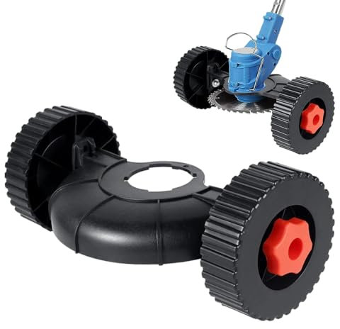 Trimmer-Stützaufsatz, Rasentrimmer-, Trimmer-Stützräder, abnehmbares Rasenmäher-Rad, Rasentrimmer zur Verbesserung der Arbeitseffizienz, Rasentrimmer, Wartung, Gartenarbeiten