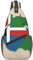 LXqlSS Foldie Umhängetasche mit Flagge von Santo Tomé und Príncipe Map02 für Männer und Frauen, langlebig und funktional, Schwarz, Einheitsgröße, Schwarz, Einheitsgröße