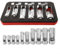 Zilimontt 9Pcs Fuel Line Socket Wrench,1/4 3/8& 1/2Diesel Injector Fuel Line Socket Set,Union Nut Socket For Wired Temperature Sensors, for THERMO Switches,ABS Tube