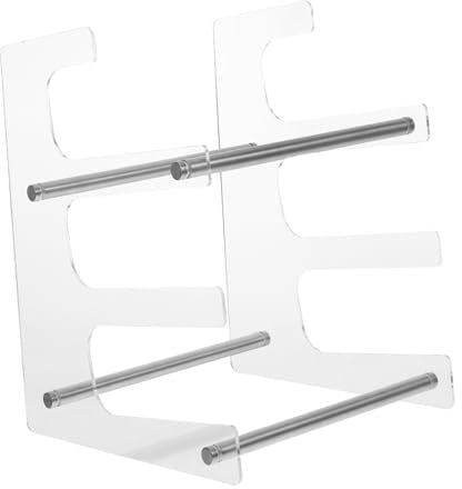 CAXUSD Acrylic Keyboard Stand Multi-Tier Display Holder for Mechanical Keyboards Desk Accessory for Use Lightweight and Portable Keyboard Holder