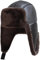 MGGMOKAY Unisex Lammfell Shearling Wintermütze,Aviatormütze,Russische Ushanka Trapper Winterfellmütze,Braun,S