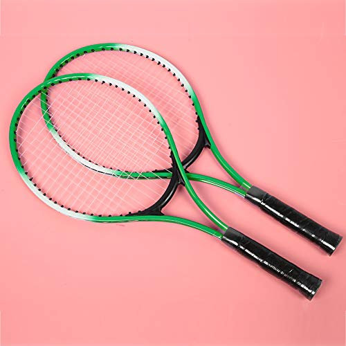 Racchetta da Tennis per Bambini, Lega di Ferro, Leggera e Stabile Accessorio per Racchetta da Allenamento per Bambini Racchetta da Tennis per Bambini, con Palla e Borsa per il