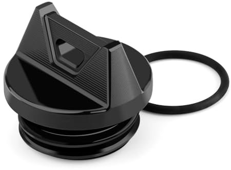 Modeer Motorrad Motor Öleinfülldeckel Kompatibel mit 790 DUKE/L 890 DUKE/R/GP/SMT 790/890 Adventure/R 1290 Super Adventure S/R 1290 SuperDuke R/RR/EVO/GT (schwarz)