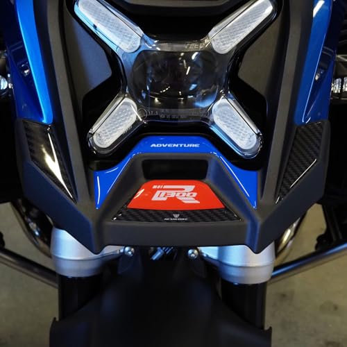 Resin Bike Adesivi Moto Compatibile con Bmw R 1300 GS Adventure Trophy 2025. Protezioni Puntale Frontale da Urti e Graffi. Adesivi Resinati con Effetto 3D Made in Italy