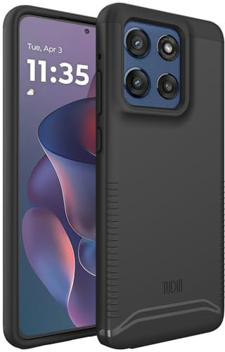 TUDIA Merge Coque Compatible avec Motorola Moto G Stylus 5G (2025) – [Résistance aux Chutes de qualité Militaire] Coque de téléphone Double Couche résistante aux Chocs et Fine (Noir Mat)