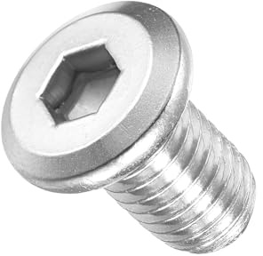 METALLIXITY Vis À Tête Plate Hexagonale À Empreinte Creuse (M10-1.5x16) 10Pcs, 304 Acier Inoxydable Vis Hexagonales Meubles - Pour Projet De Menuiserie Meubles, Ton Argenté