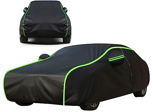 Autoabdeckung Vollgarage für Toyota Corsa(449x175x131cm),Sonnenschutz, Regenschutz, UV-Schutz, Anti-Aging, Antifouling, Vier Jahreszeiten