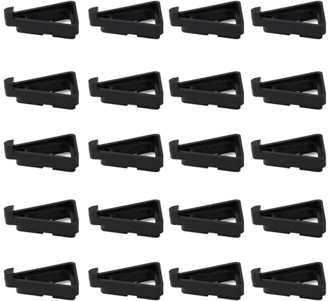 Solvayne 20 Pcs Plant Pot Feet, Invisible Triangle Pot Risers for Outdoor & Indoor Use, Heavy Duty Planter Supports for Drainage and Airflow, Garden Pot Feet to Prevent Water Stains and Rot