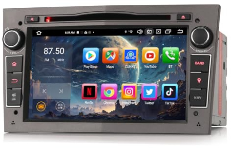 6GB RAM 128GB ROM 8 Kern Android 14 DAB+ Autoradio Für Opel Astra H Corsa C Corsa D Vectra Meriva Zafira Signum GPS Navigation Unterstützt CarPlay Android Auto DSP WiFi 4G USB CD Bluetooth Canbus SWC