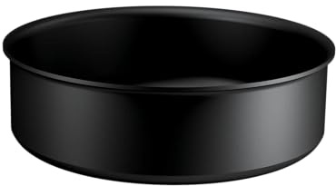 Tefal Ingenio Excellence Fusion Schmorpfanne 24 cm, stapelbar, platzsparend | Fusion Core Antihaftversiegelung, Thermo-Signal, für alle Herdarten, mühelose Reinigung, Schwarz, P0053553