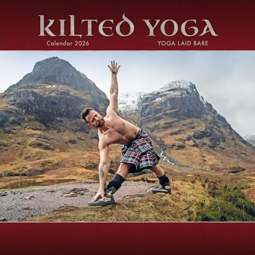 Kilted Yoga 2026 – Wand-Kalender: Original Carousel-Kalender [Mehrsprachig] [Kalender] (Wall-Kalender)