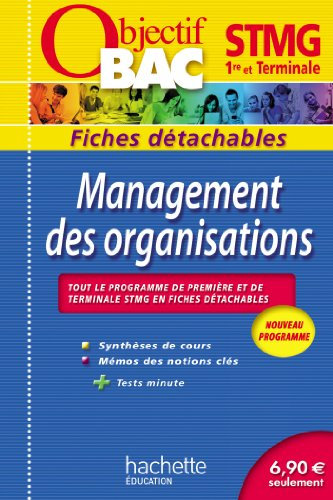 Management des organisations 1re et Terminale STMG
