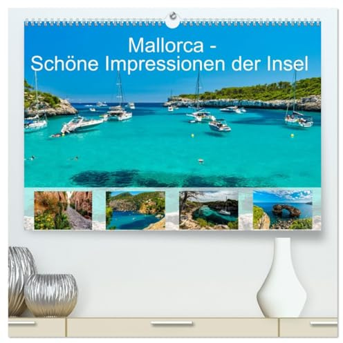 Mallorca - Schöne Impressionen der Insel (hochwertiger Premium Wandkalender 2026 DIN A2 quer), Kunstdruck in Hochglanz: Herrliche Bilder der Insel Mallorca zum Genießen (CALVENDO Orte)