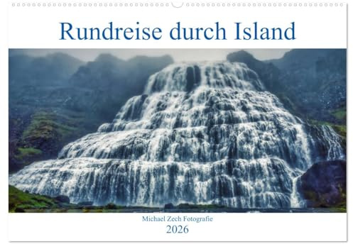 Eine Rundreise durch Island (Wandkalender 2026 DIN A2 quer), CALVENDO Monatskalender: Impressionen unser Island Rundreise im Sommer. (CALVENDO Orte)