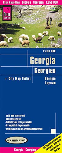 Reise Know-How Landkarte Georgien / Georgia (1:350.000): reiß- und wasserfest (world mapping project)