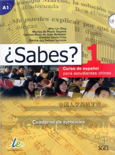 ¿Sabes? 1 cuaderno de ejercicios: Curso de español para estudiantes chinos (SIN COLECCION)