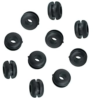 Exoda Kabeltülle 3mm offen Gummi Kabeldurchführung hitzebeständig 10 Stück