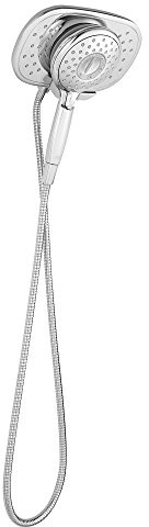 American Standard Spectra+ Duo 9035254.002 Pommeau de douche 2 en 1 4 fonctions 2,5 GPM, chrome poli