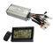 HalloMotor 24V 36V 48V 250W 350W 20A Ebike Brushelss Controller Regenerative and Reverse Function LCD3 Bicycle Conversion Part (36V 48V universal)