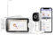 Hubble Connected Nursery Pal SkyView Vigilabebes con Camara, Pantalla de 5 pulgadas, soporte para cuna, luz nocturna, visión nocturna, sensor de temperatura ambiente y aplicación de teléfono