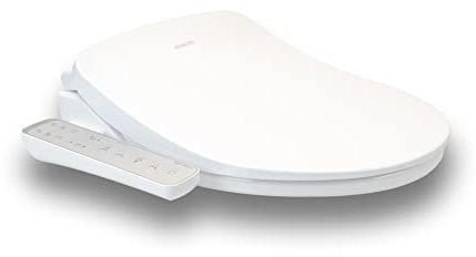 MEWATEC Dusch WC Sitz D100 2.0 mit Anschluss-Set - Bidet Toilettensitz - Podusche - deutsches Produkt