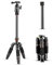 Fotopro Carbon Fiber Mini Camera Tripod with Monopod Foldable Min Size 17.5CM Lightweight Portable Travel Cabon Mini Tripod 360 Ball Head for DSLR Canon Nikon Sony Max Loads Up 12kg