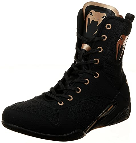 Venum, Elite Boxschuhe, Herren, 44, Schwarz/Bronze