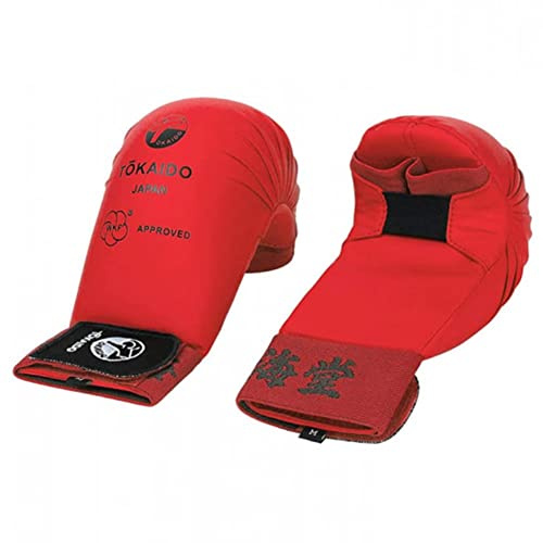 Tokaido Karate Kanji Handschuhe, Kumite WKF ohne/Daumen