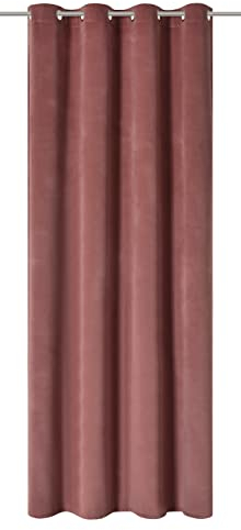 Elbersdrucke Ösenschal Cosy 14 Altrosa Blickdicht 255x140cm 201784 Vorhang für das Wohnzimmer Schlafzimmer Küche Flur Kinderzimmer