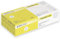 UNIGLOVES - Yellow Pearl - Guanti usa e getta gialli in nitrile | di qualità alimentare, senza polvere e senza lattice | alta resistenza e durata | 100 pezzi | guanti monouso L