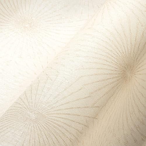 A.S. Création The Bos 388183 Modern Non-Woven Patterned Wallpaper Cream Gold 10.05 m x 0.53 m Made in Germany