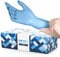 Hand-E Touch Disposable Nitrile Gloves Blue Medical Examination Gloves Latex Free Food Grade Powder Free Pack of 200