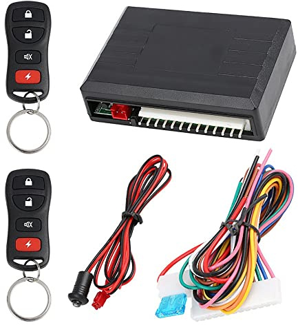 Riloer 12V kit centralizzato universale telecomando per auto con telecomando a 4 pulsanti, serratura elettrica per auto