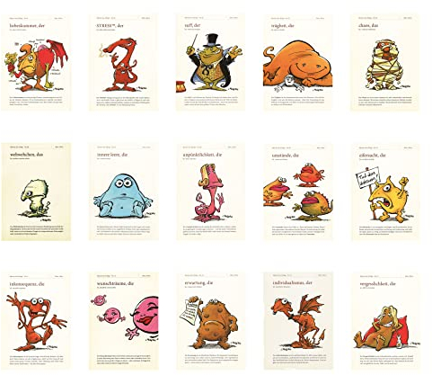 modern times Postkarten A6 +++ MIX SET Nr. 2 15 lustige Motive MONSTER DES ALLTAGS +++ © MOSER, Christian