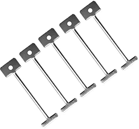 JNJOOD 200 Stück Fliesen-Nivelliersystem für Fliesenverlegen, wiederverwendbare Stahlnadeln, Bodenbelag, austauschbare Stifte, Fliesenbauwerkzeuge