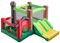 Maxmass Inflatable Bounce House, 6 in 1 Kids Bouncy Castle with Dual Slides, Ball Pit, Basketball Hoop and Pitching Game, Jumping Bouncer Playhouse for Indoor Outdoor Backyard (WIthout Blower)