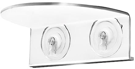 Artibetter Étagère Murale Pour Pots De Fleurs Porte-plante Mural Étagère De Fenêtre à Ventouse Porte-plante à Ventouse Étagère Murale Organisateur Support à Ventouse Plante En Pot Réceptacle