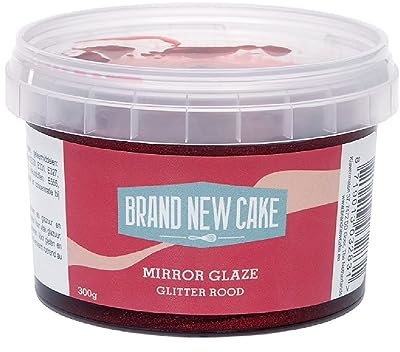 Brand New Cake BrandNewCake Mirror Glaze Glitter Rot 300g