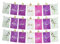 Weihnachtskerze Advent Banner Kit, religiöse saisonale Wohnkultur für Wand oder Kamin, 10,2 x 15,2 cm (3 Stück)