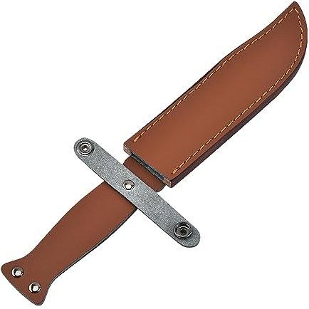 Fourreau de couteau de poche en cuir fait à la main - Porte-couteau droit - Sac de transport - Outil de transport - Durable
