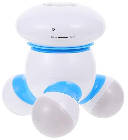 Kompaktes Elektrisches Handmassagegerät Blau, für Rücken und Schultern | Ergonomische Form, Angenehm zu Halten, Leichtes ABS Design, für Familienmassagen und Gesundheitsclubs