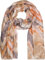 styleBREAKER Damen Schal Wasserfall Farbverlauf Muster mit Metallic Details, Leichtes großes Tuch mit kurzen Fransen 01016227, Farbe:Braun-Beige