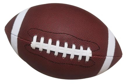Ronyme American Football Fußball in offizieller Größe, Freizeit-Spielball, Geschenk, Sport-Football, Wettkampfball zum Spielen, Größe 6 26.5 cm x 15 cm