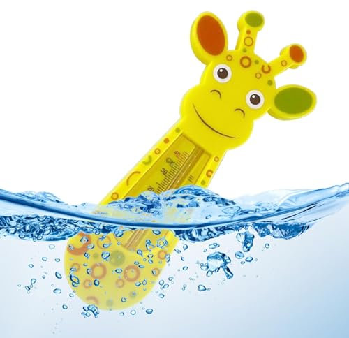 Schwimmendes Badethermometer - Baby-Badethermometer | Kunststoff-Badewannen-Thermometer Giraffenform |,Sicherheitsprodukte Für Das Kinderbad Schwimmendes Wasserthermometer