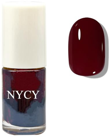 Red Nail Polish - Wine Red Nail Polish - Burgundy Cherry Red Nail Varnish - No Bake Nail Varnish Quick Dry - Dark Red Christmas Nail Polish Long Lasting - Breathable Nail Polish DIY Nail Art at Home