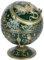 Vintage Aschenbecher mit Deckel, winddicht, Bronze, Globus, Fliege, Drache, Form, Zigarren-Aschenbecher für Zuhause, Büro, Reißen, Basteln, Dekoration, Ornament
