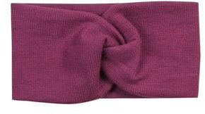 DILLING Stirnband aus natürlicher Merinowolle für Erwachsene - Holunder S