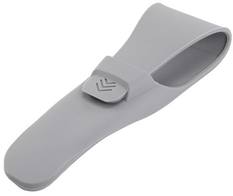 1Pcs Silicone Razor Travel Carrying Case,Waterproof Shaver Protector Shell Protective Bag Safety Case Beard Trimmer Storage Uniex for Manual Razor Storage and Travel (Gray)